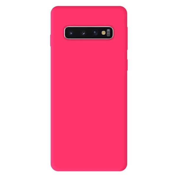 Silikonskal - Samsung - Galaxy S10 5G - Ljus rosa - Stötsäker - Fri tillgång till funktioner Transparent