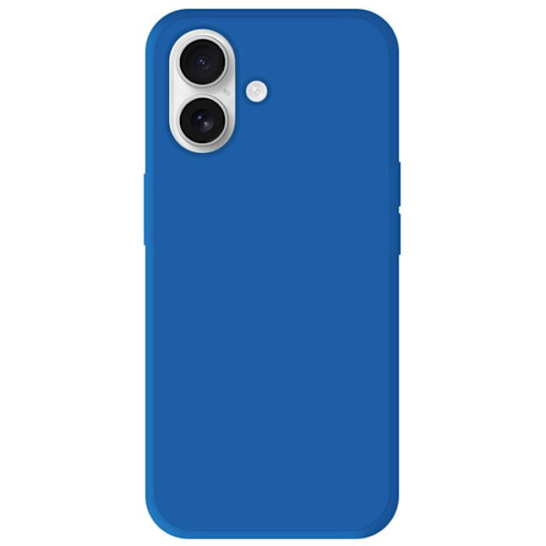 Blå silikon skal - Kompatibel med Apple iPhone 16 Plus blå