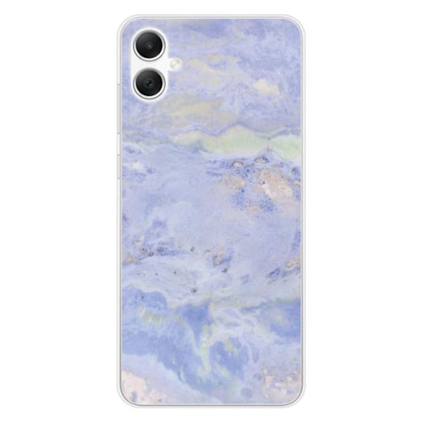 Siliconefodral - Kompatibel med Samsung Galaxy A05 - blå marmor design Transparent
