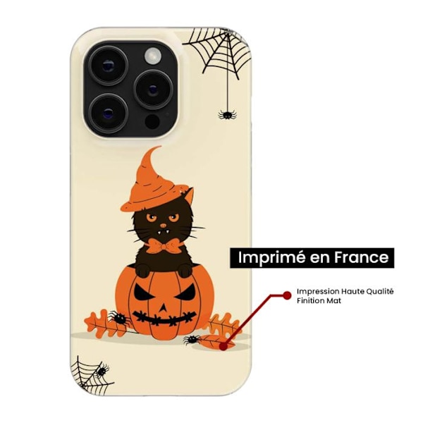 Siliconfodral med tryck - 1001 fodral - Galaxy A13 4G - Flerfärgad - Halloween-mönster - Halvstyv Flerfärgad