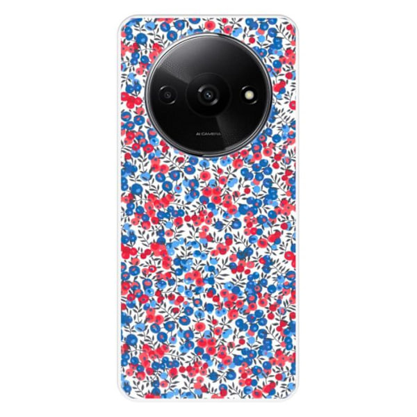 Tryckt silikonfodral kompatibelt Xiaomi Redmi A3 4G Liberty Wiltshire Blue Transparent