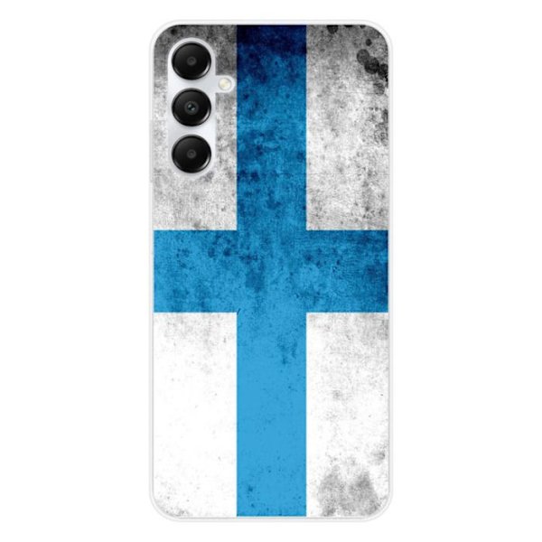 Siliconfodral - Kompatibel med Samsung Galaxy A25 - design Marseille-flagg Transparent
