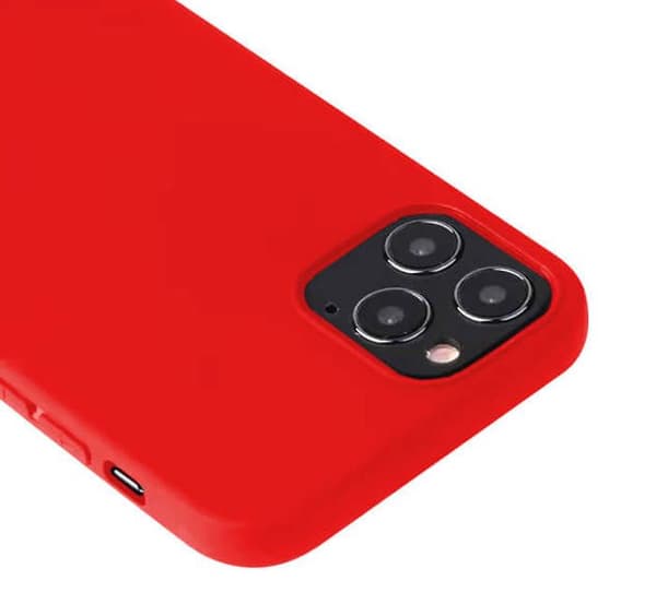 Röd silikonfodral - Kompatibel med Apple iPhone 16 Pro Röd
