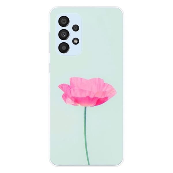 Tryckt silikonfodral som är kompatibelt med Samsung Galaxy A33 5G Rose Flower