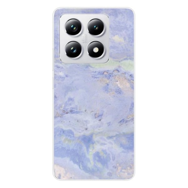 Siliconfodral - Kompatibel med Xiaomi 14T Pro - design i blå marmor Transparent