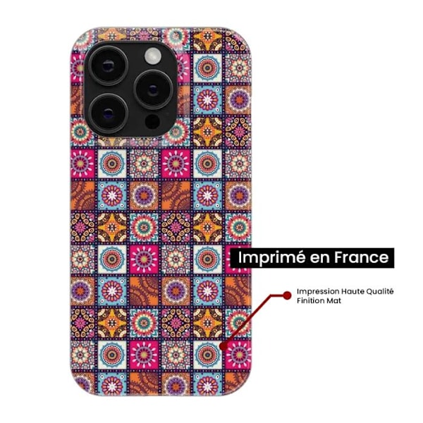 Tryckt silikonfodral kompatibelt Xiaomi Redmi Note 11 Pro Redmi Note 12 Pro 4G Patchwork Mandala Transparent