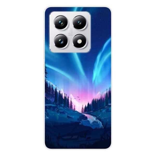 Siliconfodral - Kompatibel med Xiaomi 14T 4G - design nattfall Transparent