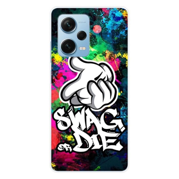 Silicone-fodral - Kompatibel med Xiaomi Redmi Note 12 Pro Plus - design swag or die Transparent