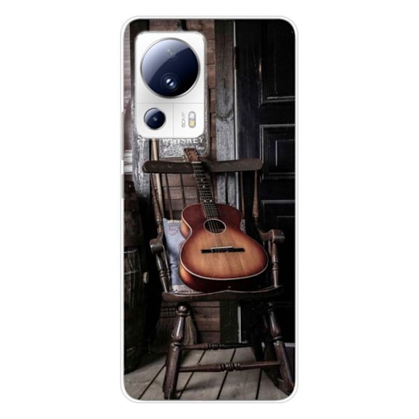 Siliconefodral - Kompatibel med Xiaomi 13 Lite - gitardesign Transparent