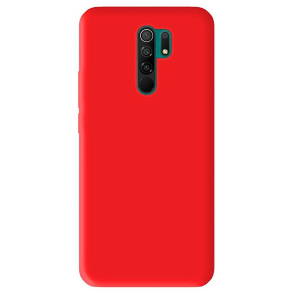 Röd silikonskal - Kompatibel med Xiaomi Redmi 9 Röd