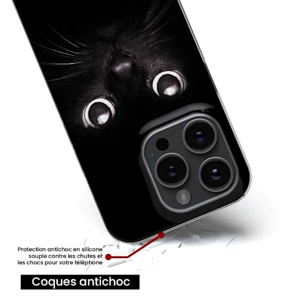 Coque av silikontryck - 1001 Coques - Xiaomi 14T Pro - Kattögon - Optimal skydd - Flexibel Transparent