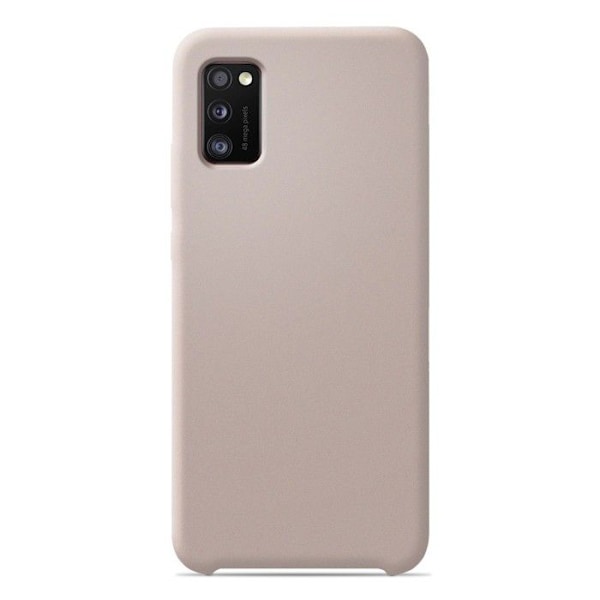 Coque silikon Soft Touch - Samsung - Galaxy A31 - Sandrosa - Stötsäker - Trådlös laddning sable-rosa