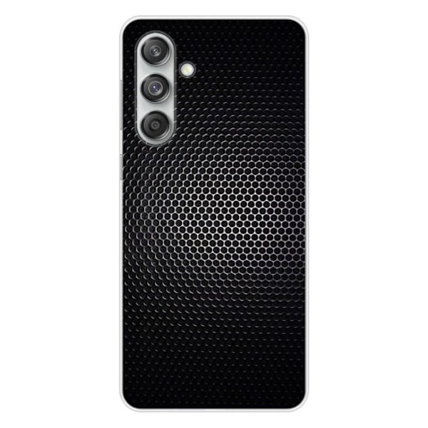 Silicone-fodral - Kompatibel med Samsung Galaxy M55 5G - design i mörkt metall Transparent
