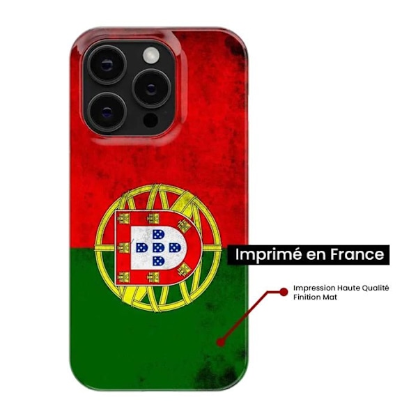 Tryckt silikonfodral som är kompatibelt med Xiaomi 13T Portugals flagga Transparent