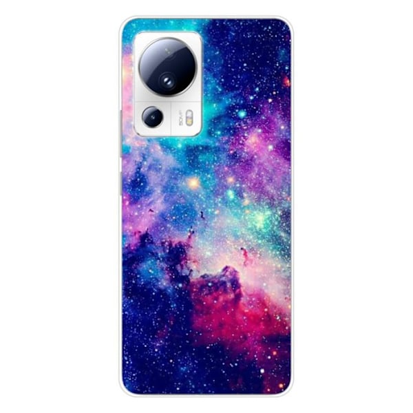 Silikonskal - Kompatibel med Xiaomi 13 Lite - design galaxblå Transparent