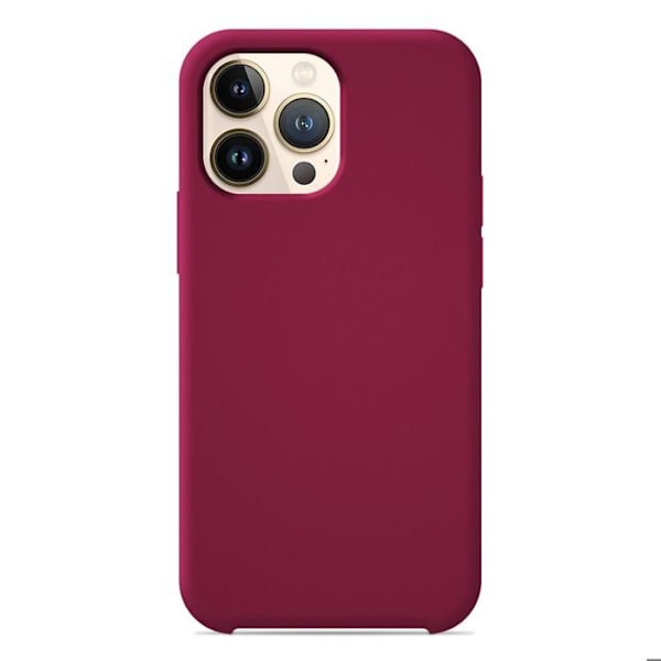 Siliconöverdrag Soft Touch - Apple - iPhone 13 Pro Max - Röd - Stötsäker - Trådlös laddning Röd