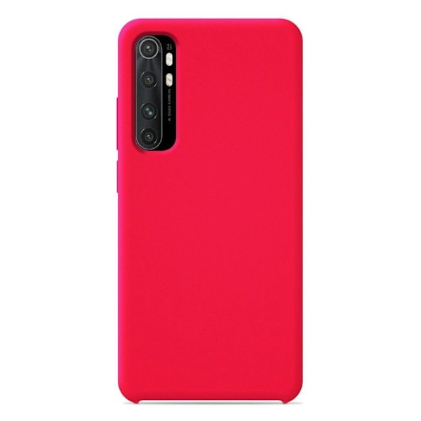 Silikonskal Soft Touch - Xiaomi - Mi Note 10 Lite - Rosaflashing - Stötsäker - Trådlös laddning rosablix