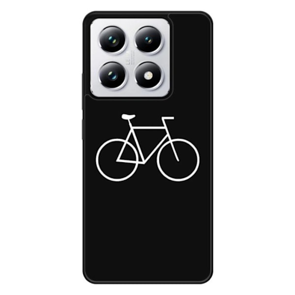 Siliconförstärkt tryckt skal kompatibelt med Xiaomi 14T 4G Bike Hipster Transparent