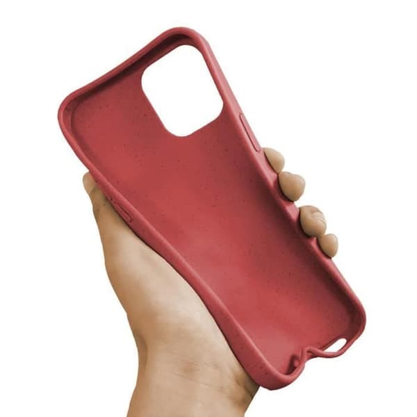 1001Coques - Biologiskt nedbrytbar silikonfodral kompatibelt med Apple iPhone 12 Pro Max - Miljöansvarig - Komposterbart material Transparent