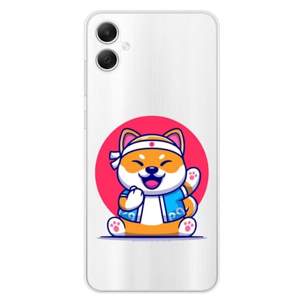 Siliconefodral med tryck - 1001 Fodral - Samsung Galaxy A05 - Shiba Ninja-mönster - Optimal skydd - Flexibel Transparent