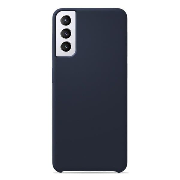 Silicone-coque Soft Touch - Samsung - Galaxy S21 Plus - Blå - Stöttålig - Trådlös laddning blå