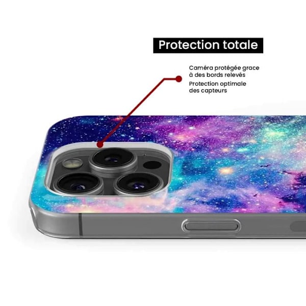 Silikonskal - Kompatibel med Xiaomi 13 Lite - design galaxblå Transparent