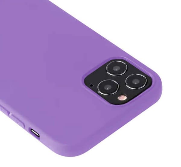 Lila silikonfodral - Kompatibel med Apple iPhone 16 Plus lila