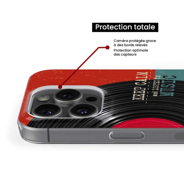 Siliconfodral - Kompatibel med Apple iPhone 16 Plus - design keep calm Transparent