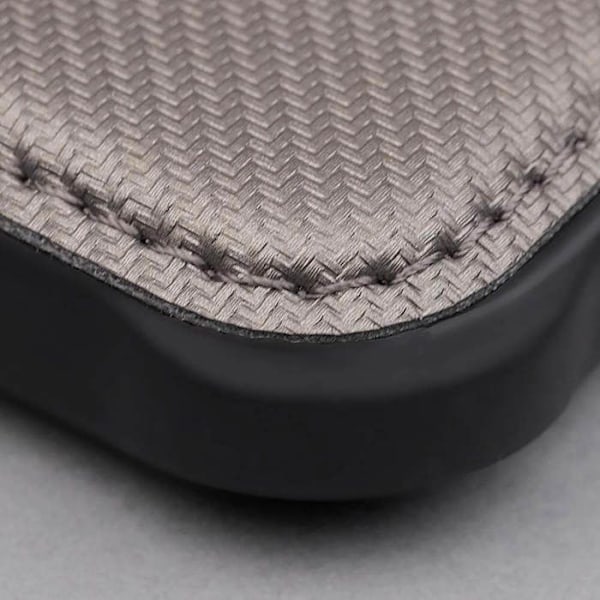 Foliofodral - Smart Carbon - Samsung Galaxy S24 - TPU - Magnetisk stängning - Videostöd silver-