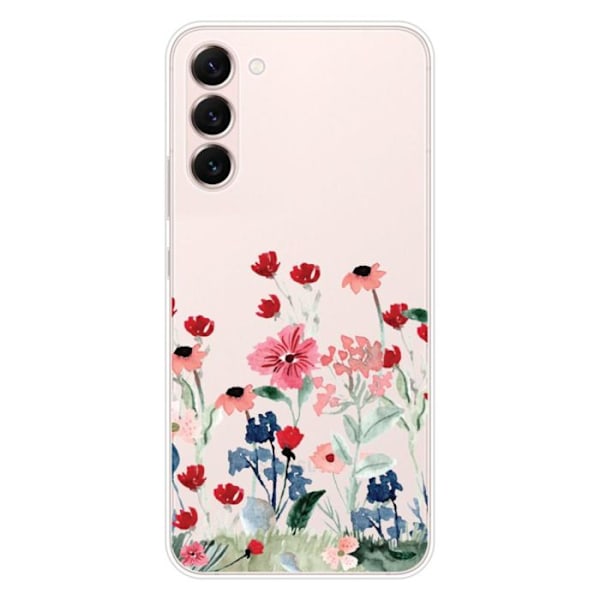 Coque i silikon med tryck - 1001 skal - Samsung Galaxy S23 Plus - Vår i blommor - Flexibel - Transparent Transparent