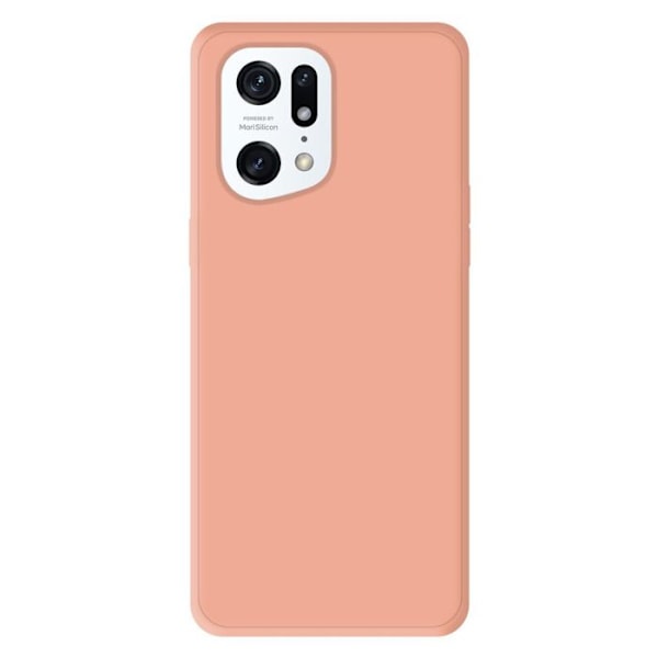 Rosa ljus silikonfodral - Kompatibel med Oppo Find X5 Pro ljusrosa