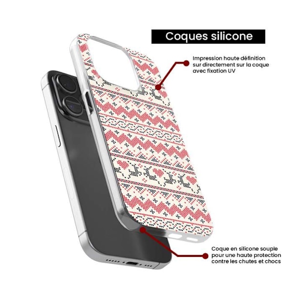 Silikonskal med tryck - 1001 skal - Samsung Galaxy A51 - Julmotiv - Optimalt skydd - TPU Gel Transparent
