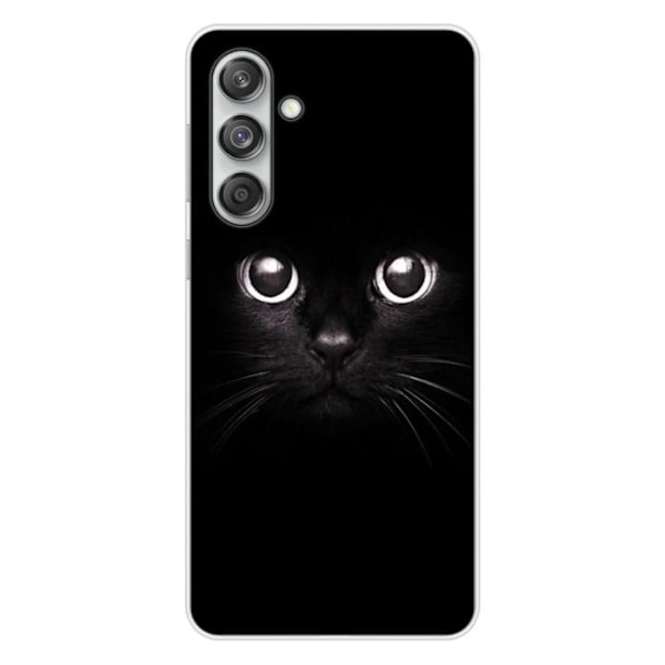 Silikonskal - Kompatibel med Samsung Galaxy M55 5G - design med kattögon Transparent
