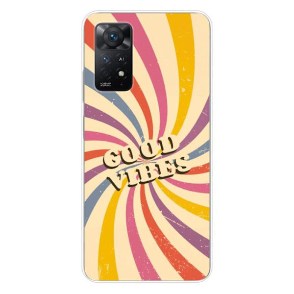 Silikon skal - Kompatibel med Xiaomi Redmi Note 11 Pro Plus 5G - design med goda vibbar Transparent