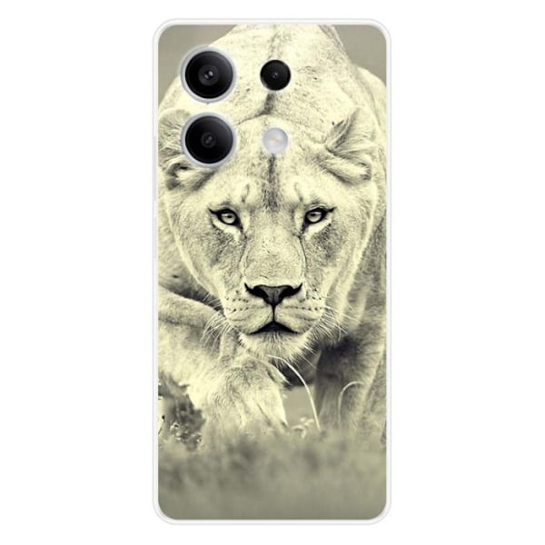 Siliconefodral - Kompatibel med Xiaomi Redmi Note 13 5G - design lejoninna Transparent