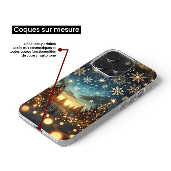 Silicone-skal med tryck - 1001 skal - OnePlus 10T 5G - Multicolor - Julmotiv - Optimalt skydd Transparent