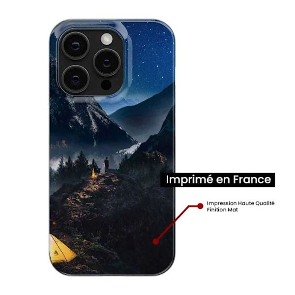Siliconfodral - Kompatibel med Samsung Galaxy A05S - design endast i bergsmålning Transparent