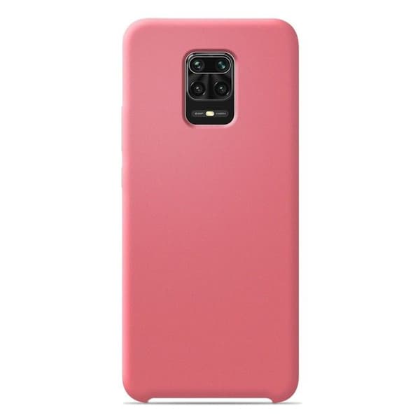 Coque silikon Soft Touch - Xiaomi - Redmi Note 9 Pro - Rosa - Stötsäker - Trådlös laddning rosa