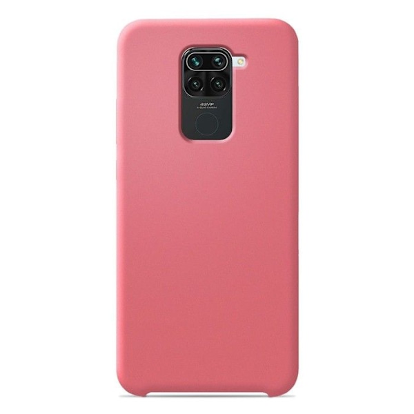 Silicone skal Soft Touch - Xiaomi - Redmi Note 9 - Rosa - Stötsäker - Trådlös laddning rosa