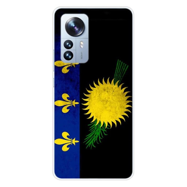 Silicone-skal - Kompatibel med Xiaomi Mi 12 Pro - design med Guadeloupes flagga Transparent
