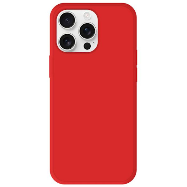 Röd silikonfodral - Kompatibel med Apple iPhone 16 Pro Max Röd