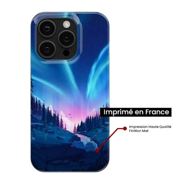 Siliconfodral - Kompatibel med Apple iPhone 14 - design nattfall Transparent