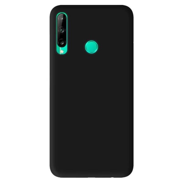 Svart silikonfodral - Kompatibel med Huawei P40 Lite E svart