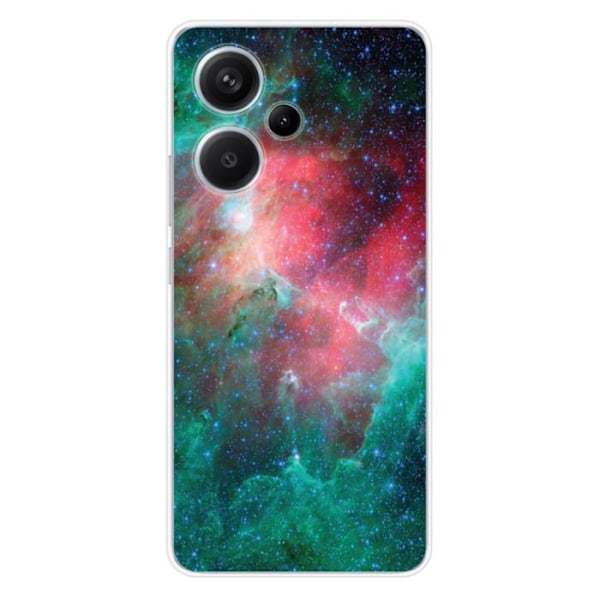 Siliconfodral - Kompatibel med Xiaomi Redmi Note 13 Pro Plus 5G - design nebula Transparent