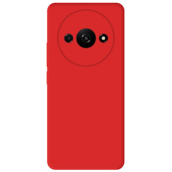 Röd silikonskal - Kompatibel med Xiaomi Redmi A3 4G Röd