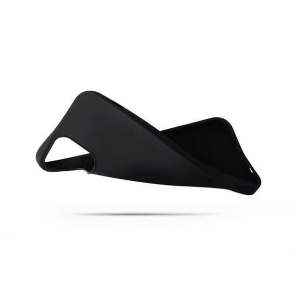 Svart silikonfodral - Kompatibel med Huawei P40 Lite E svart