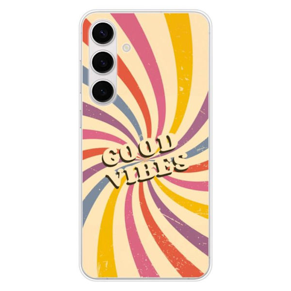 Siliconfodral - Kompatibel med Samsung Galaxy S24 FE - design med goda vibbar Transparent