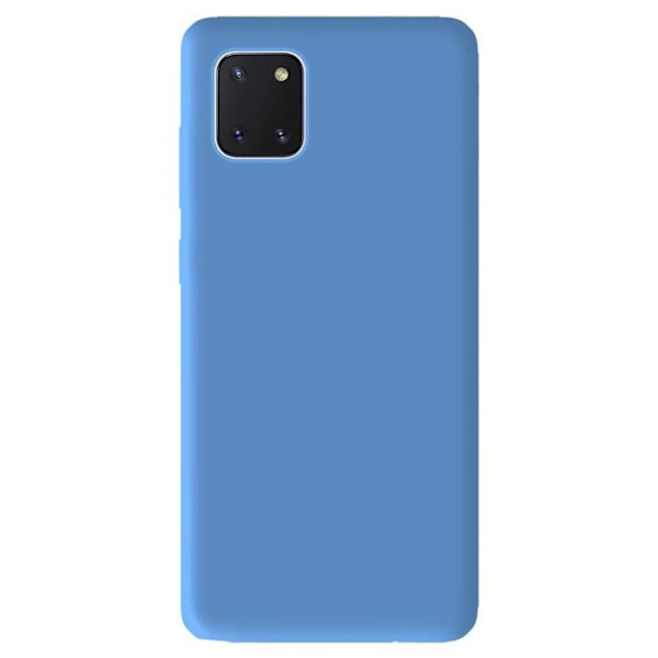 Sky blue silikonfodral - Kompatibel med Samsung Galaxy A81, Samsung Galaxy Note 10 Lite himmelsblå