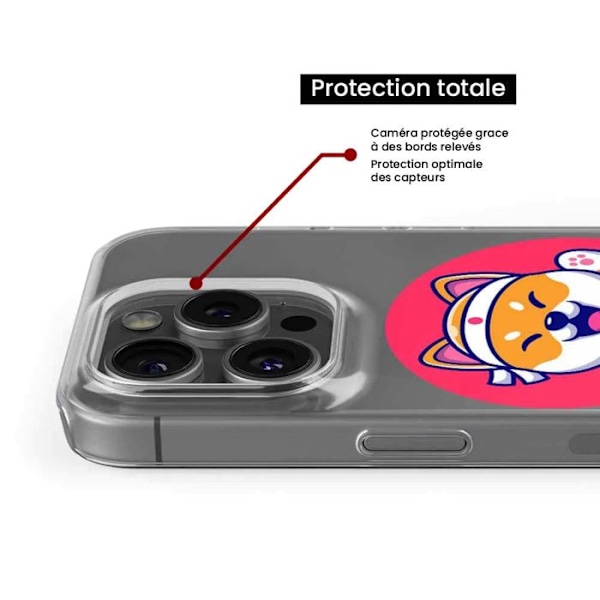 Siliconfodral med tryck - 1001 fodral - Xiaomi Mi 12 Pro - Shiba ninja - Flerfärgad - Optimal skydd Transparent