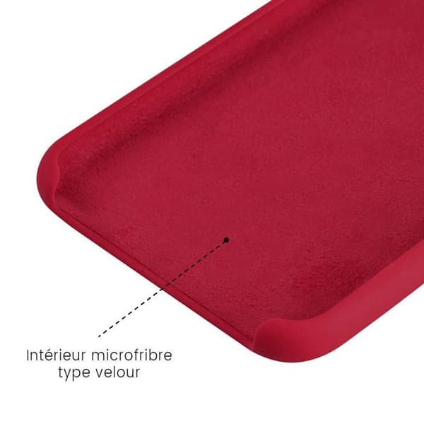 1001Coques - Silikon Coque Soft Touch kompatibel med Samsung Galaxy S20 Plus - Inuti mikrofiber sammet Transparent